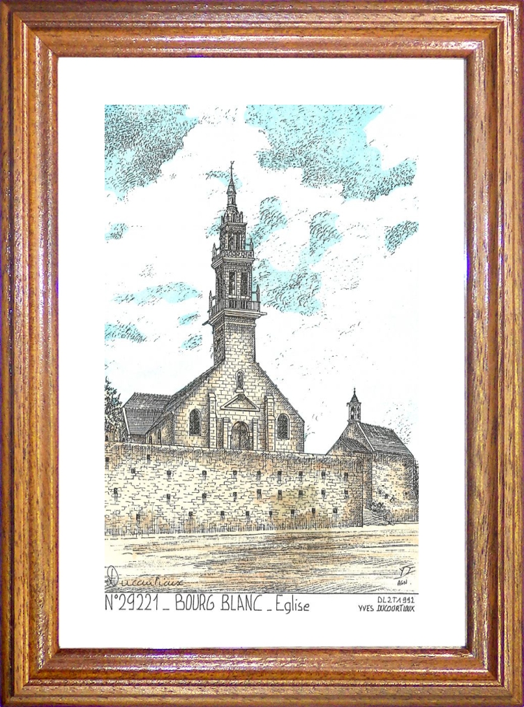 N 29221 - BOURG BLANC - glise