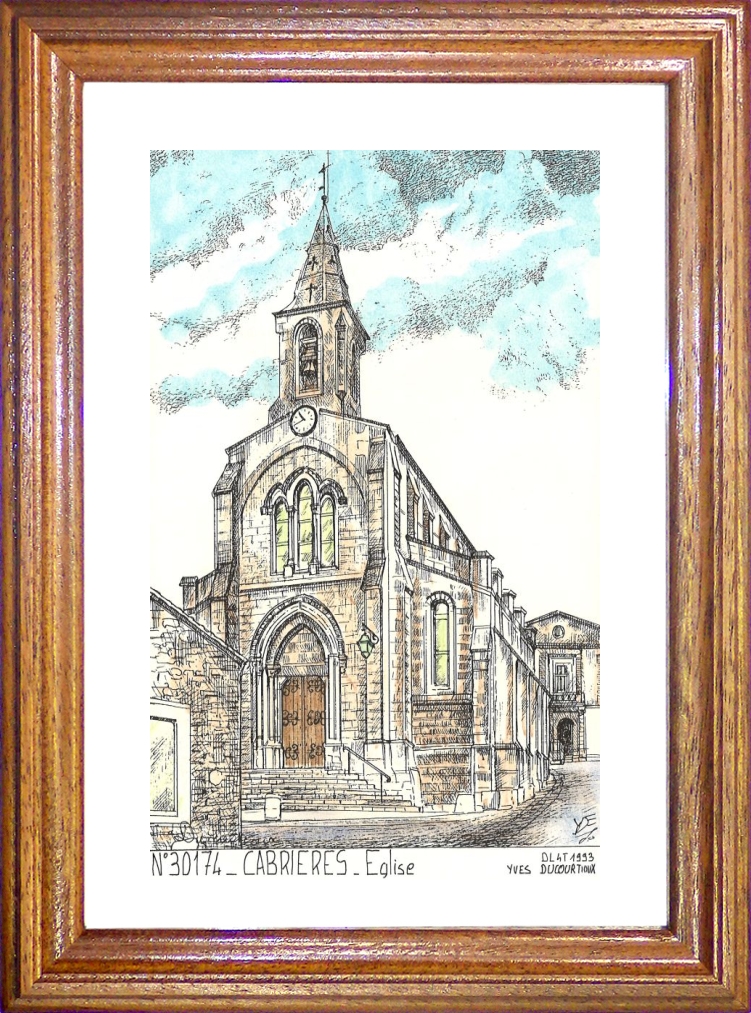 N 30174 - CABRIERES - glise