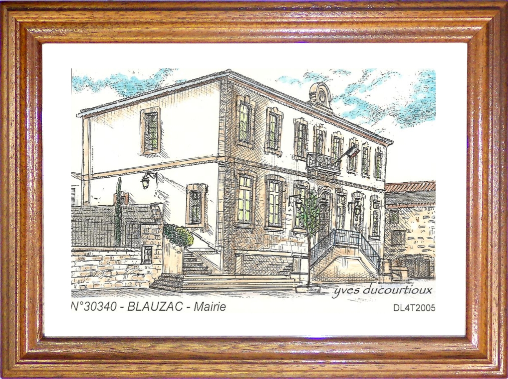N 30340 - BLAUZAC - mairie