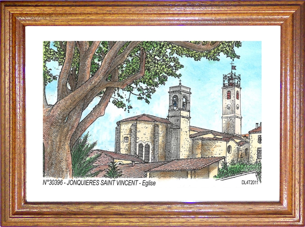 N 30396 - JONQUIERES ST VINCENT - glise