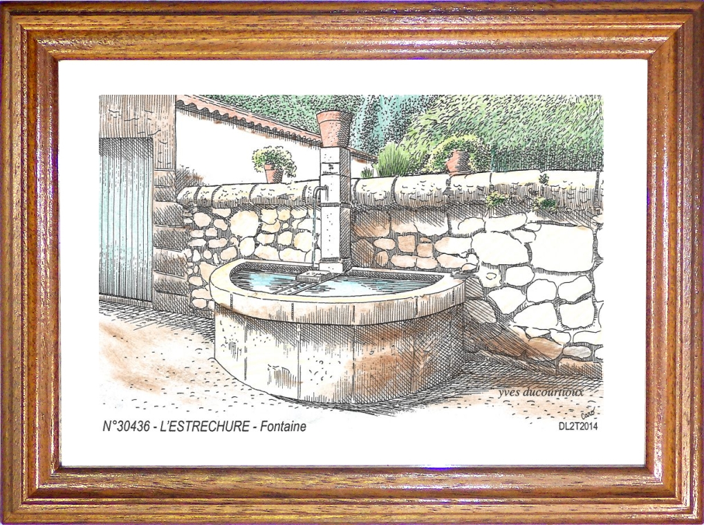 N 30436 - L ESTRECHURE - fontaine
