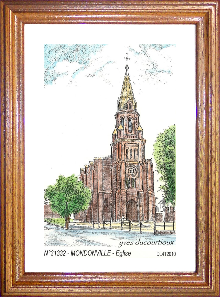 N 31332 - MONDONVILLE - glise