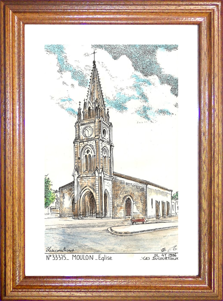 N 33375 - MOULON - glise