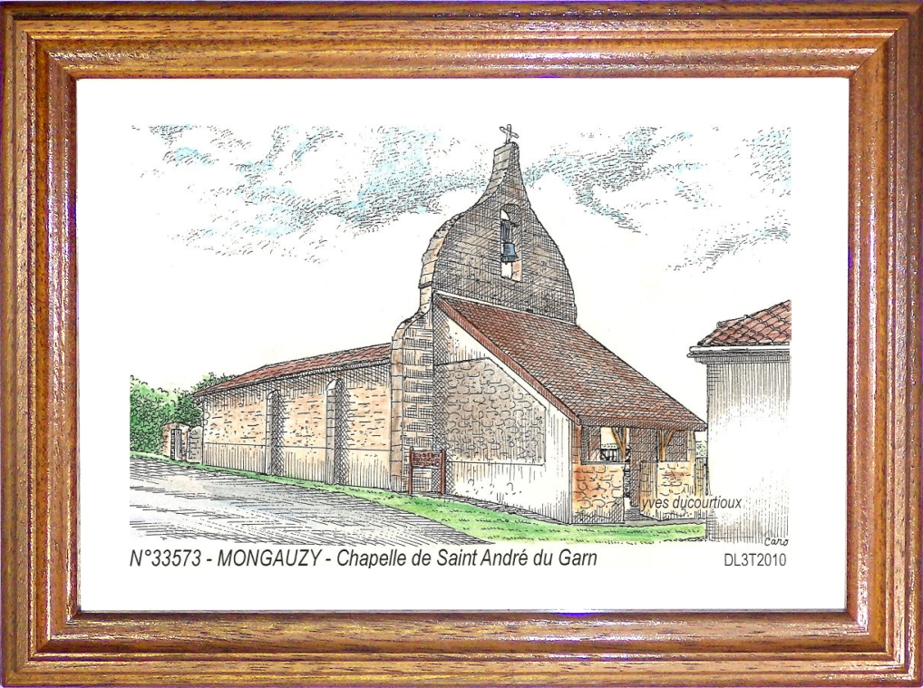 N 33573 - MONGAUZY - chapelle de st andr du garn