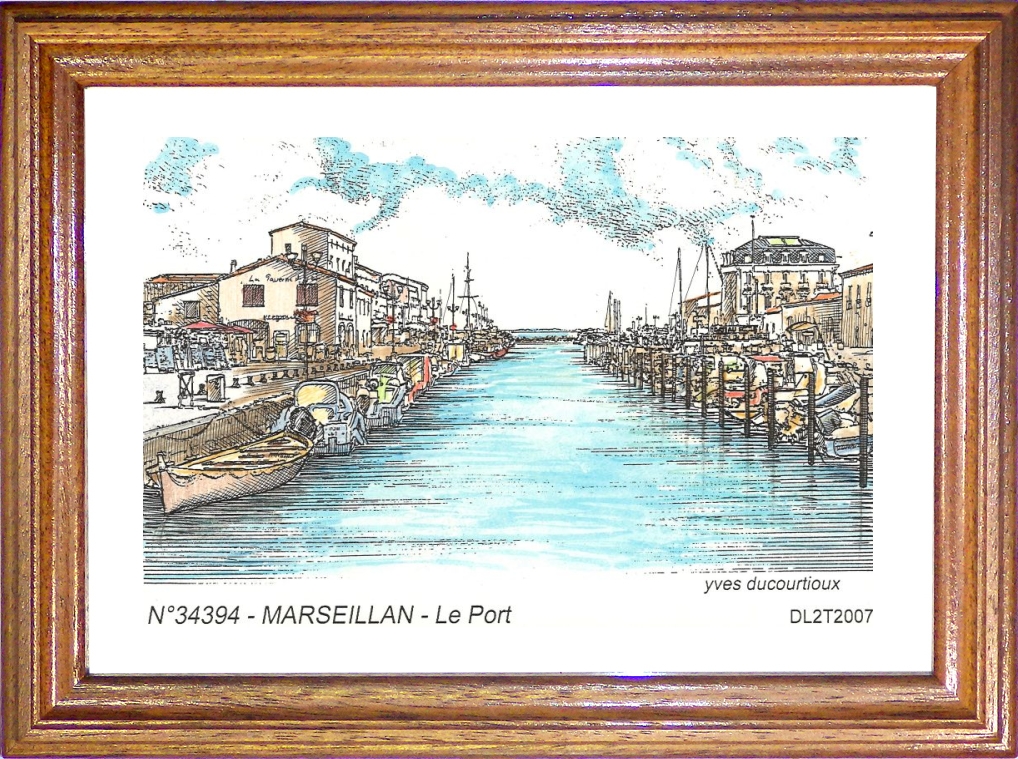 N 34394 - MARSEILLAN - le port