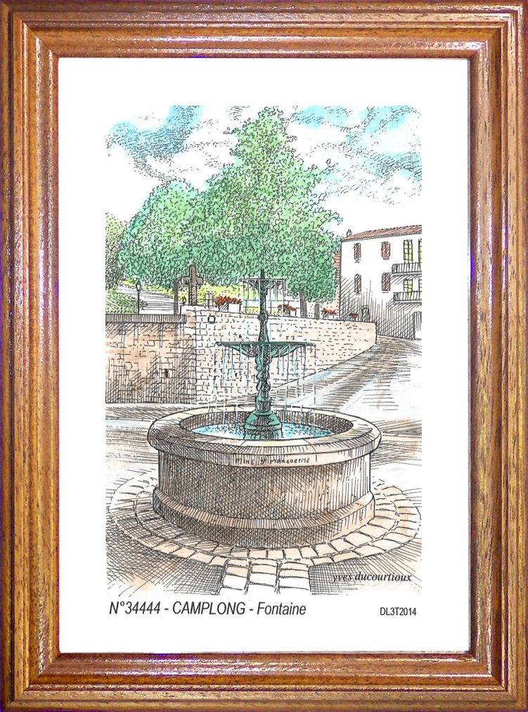 N 34444 - CAMPLONG - fontaine