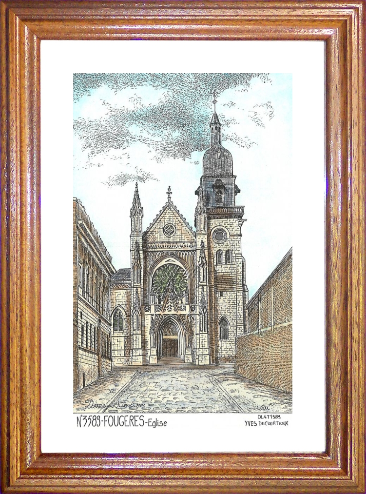 N 35089 - FOUGERES - glise