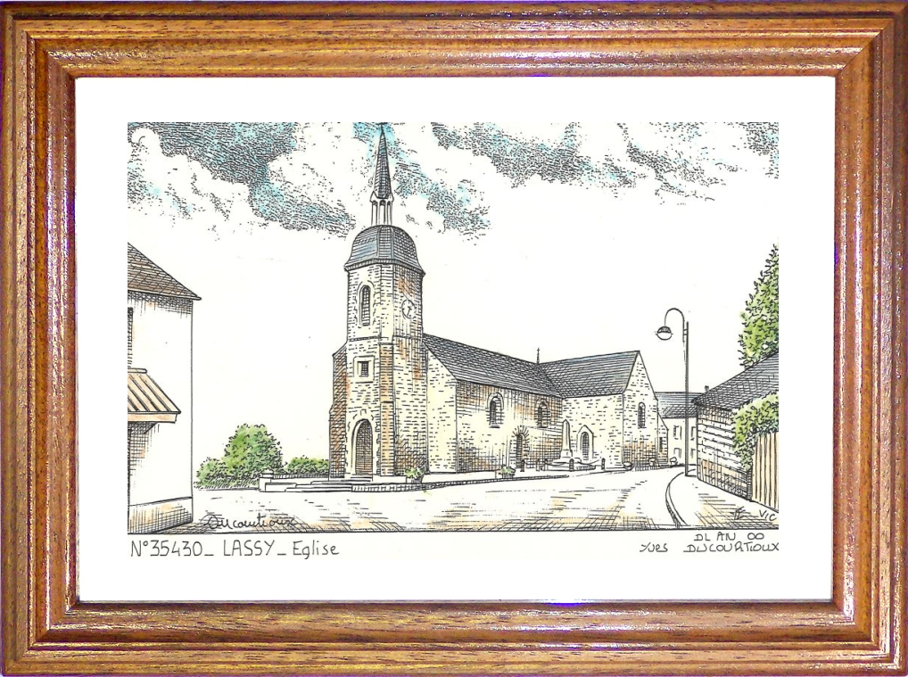 N 35430 - LASSY - église