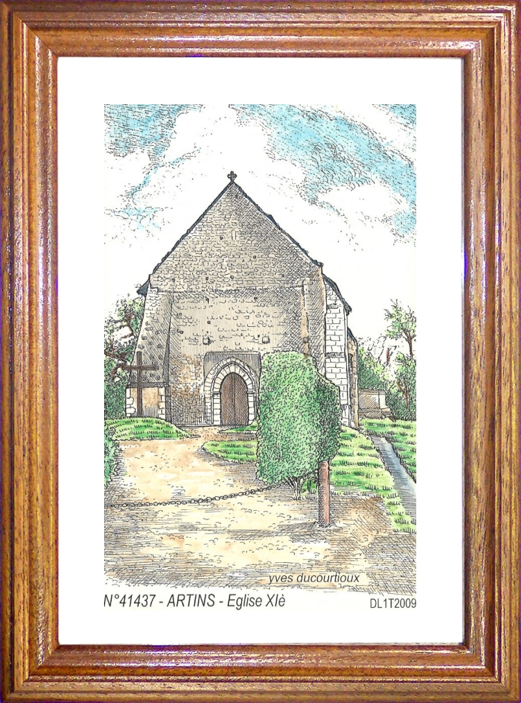 N 41437 - ARTINS - église XIème