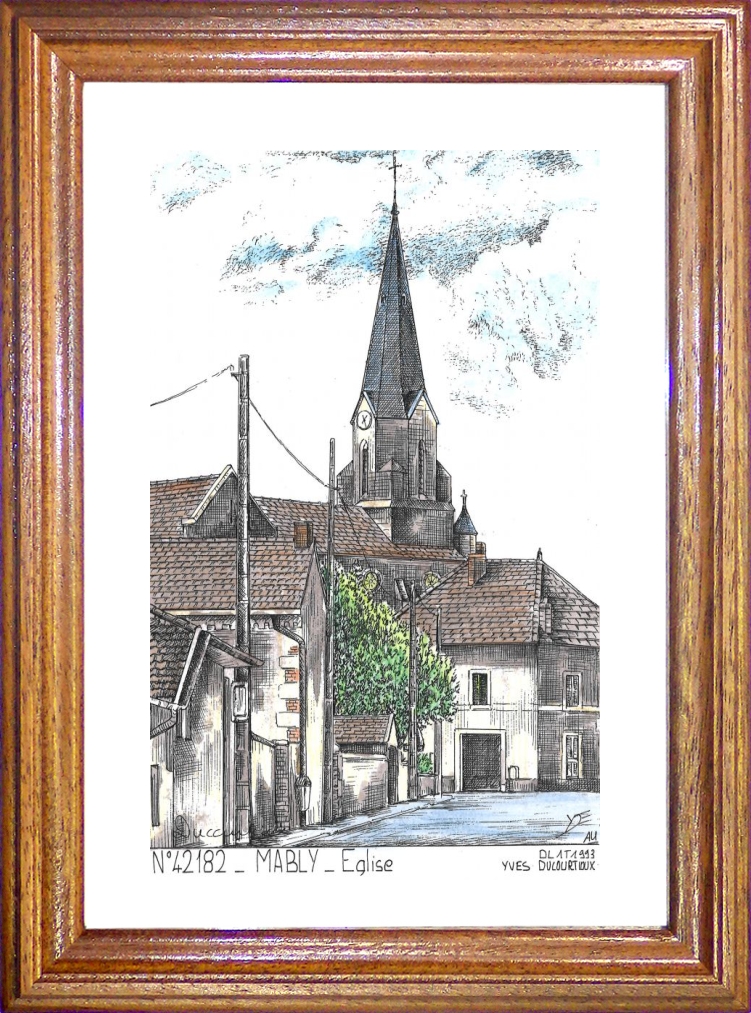 N 42182 - MABLY - glise