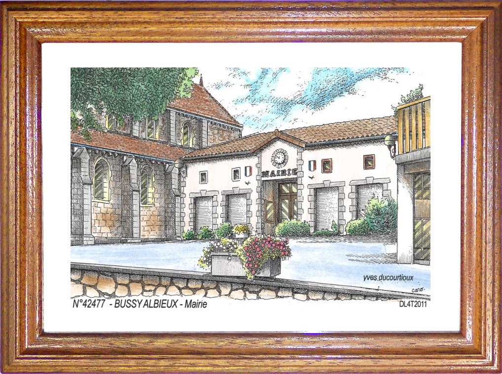 N 42477 - BUSSY ALBIEUX - mairie