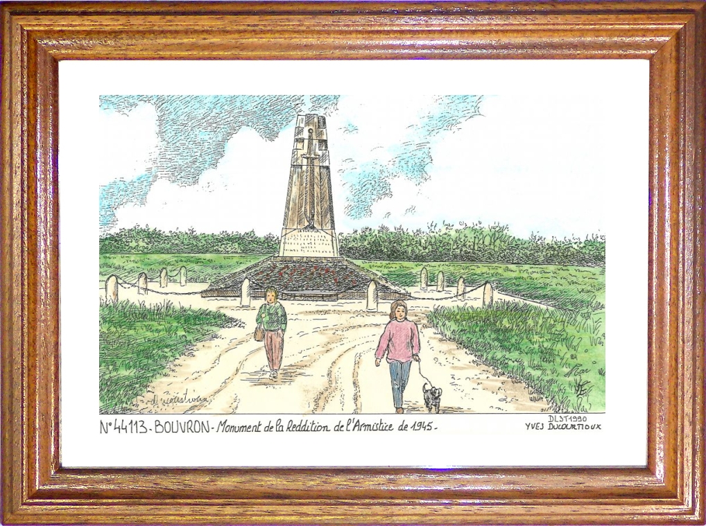 N 44113 - BOUVRON - monument de la reddition ...