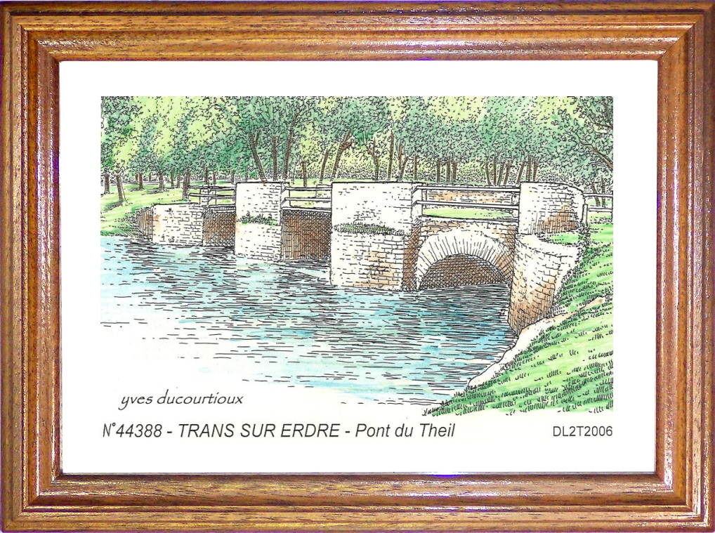 N 44388 - TRANS SUR ERDRE - pont du theil