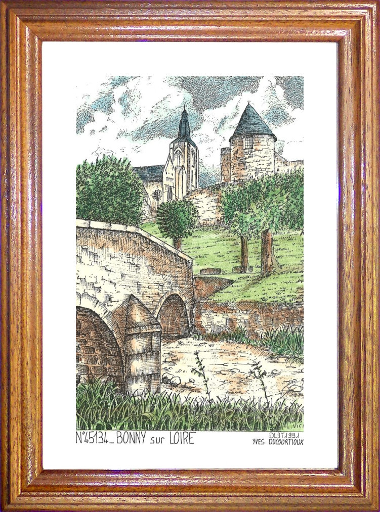 N 45134 - BONNY SUR LOIRE - vue