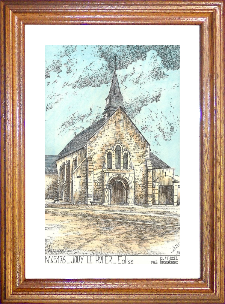 N 45176 - JOUY LE POTIER - glise