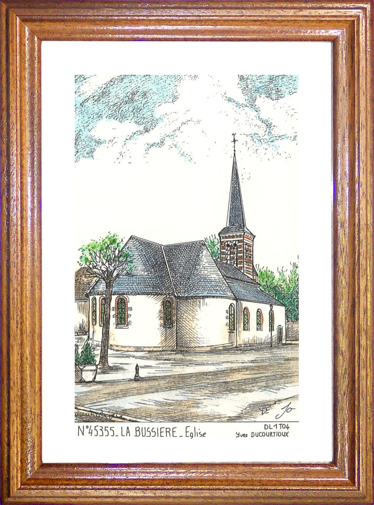 N 45355 - LA BUSSIERE - église