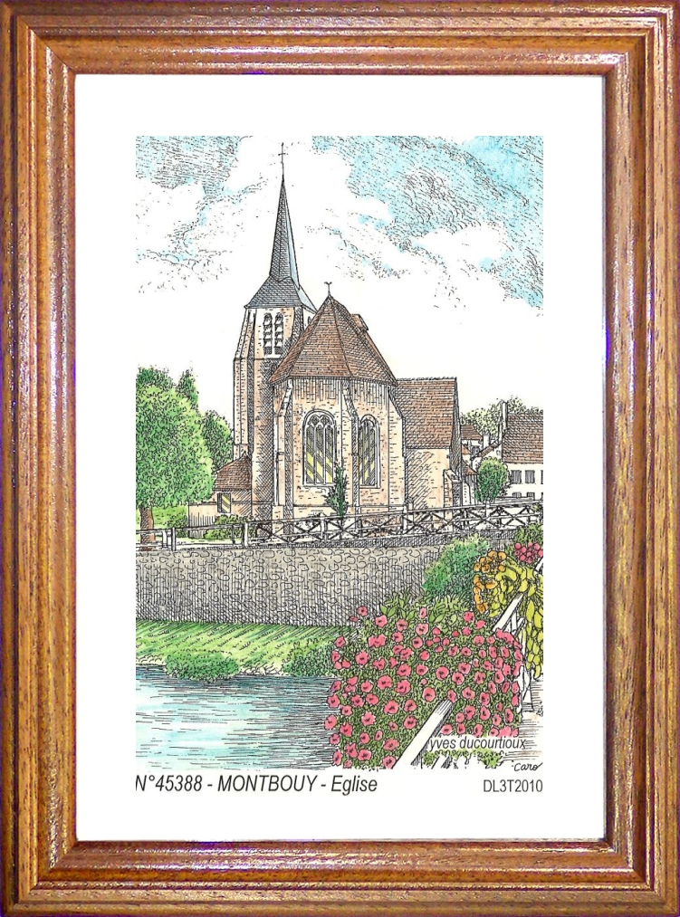 N 45388 - MONTBOUY - glise