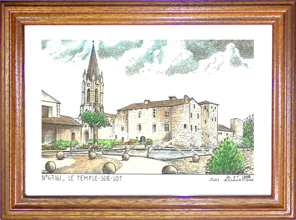 N 47161 - LE TEMPLE SUR LOT - vue