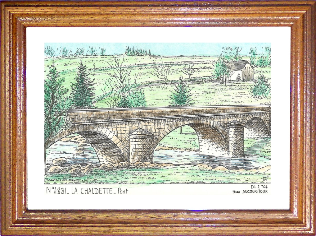 N 48081 - LA CHALDETTE - pont