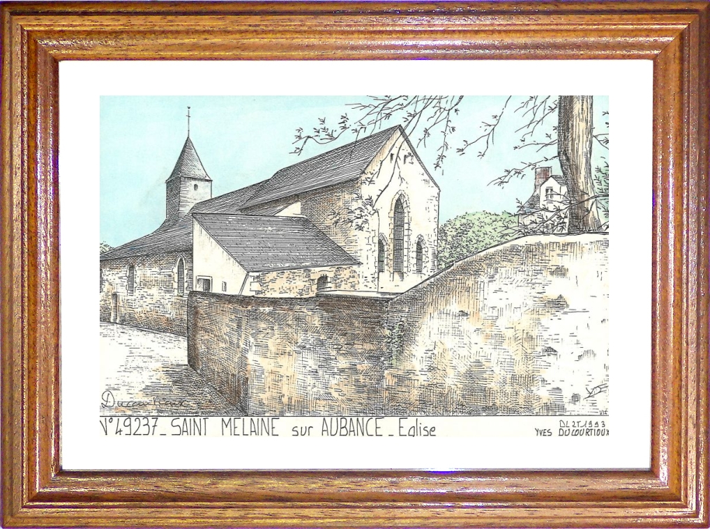 N 49237 - ST MELAINE SUR AUBANCE - glise