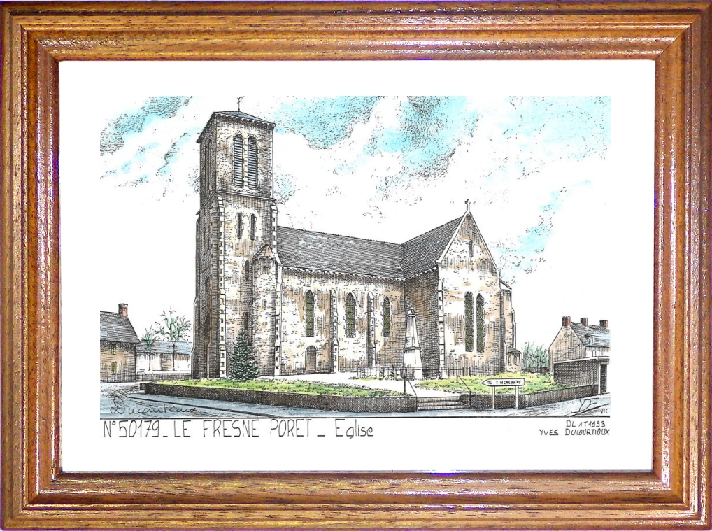 N 50179 - LE FRESNE PORET - église