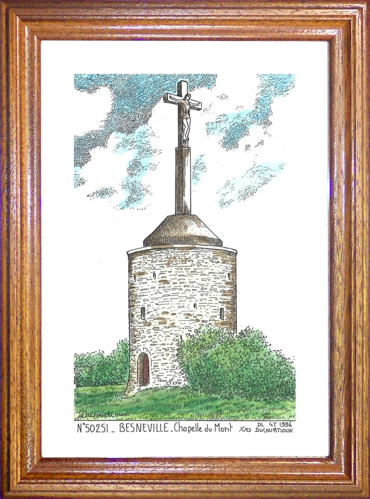 N 50251 - BESNEVILLE - chapelle du mont