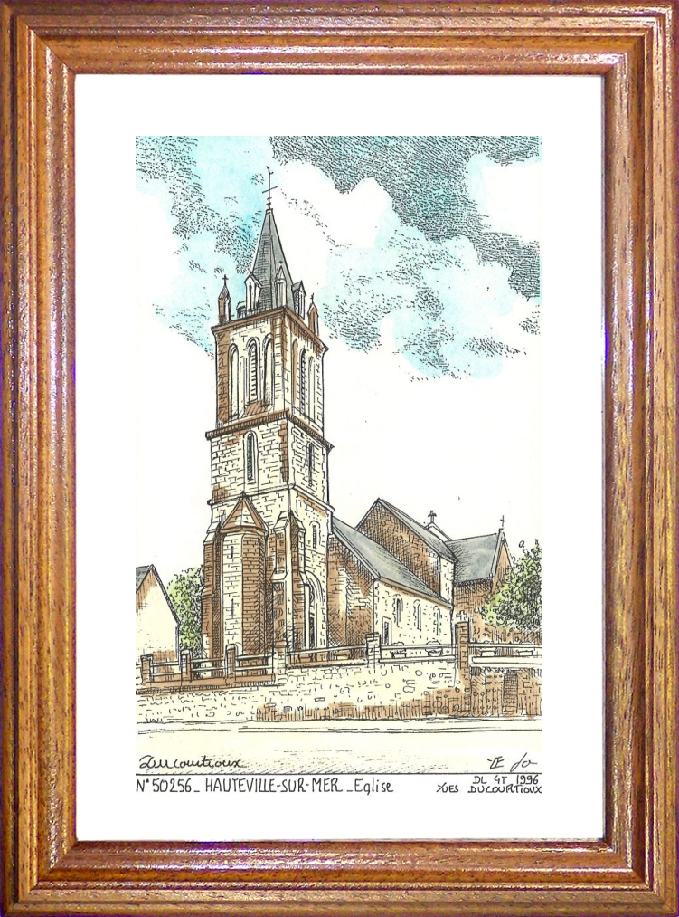 N 50256 - HAUTEVILLE SUR MER - glise