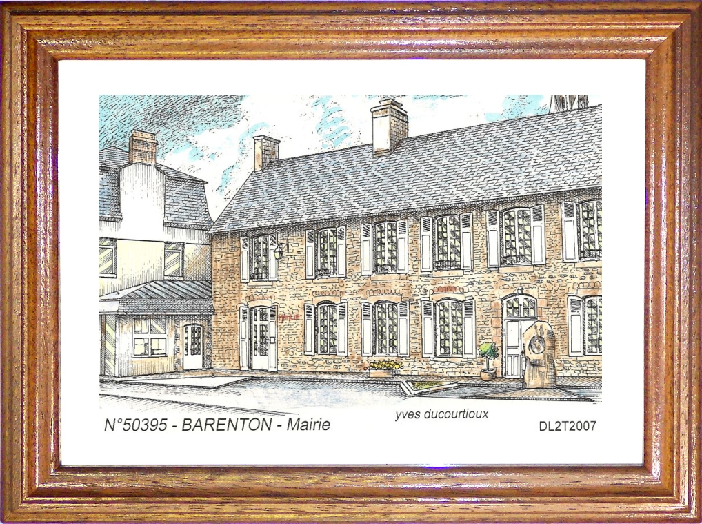 N 50395 - BARENTON - mairie