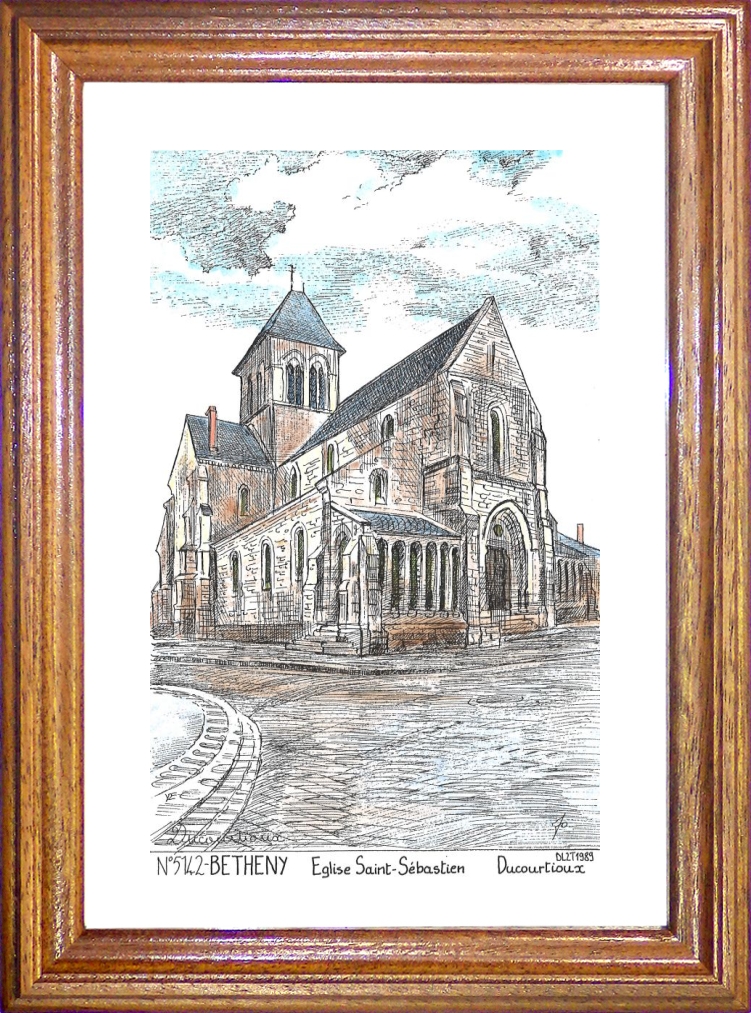 N 51042 - BETHENY - glise st sbastien