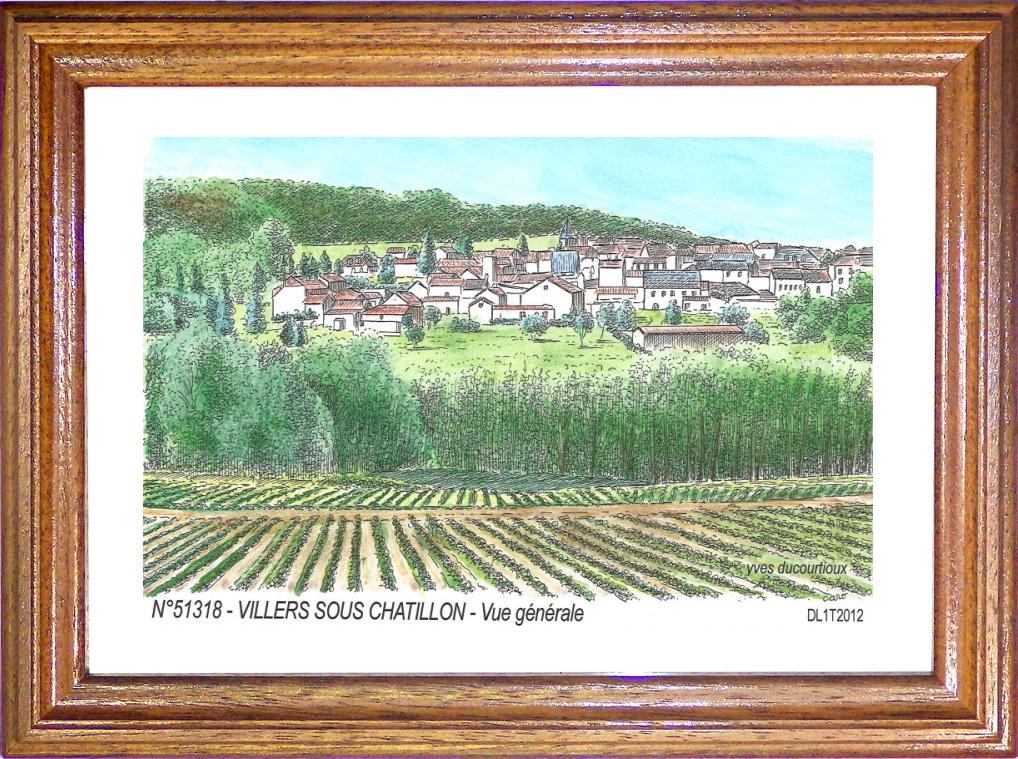 N 51318 - VILLERS SOUS CHATILLON - vue gnrale