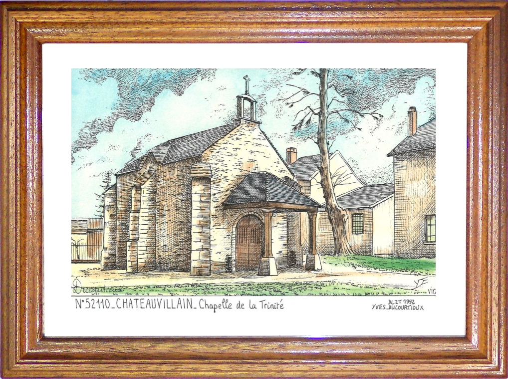 N 52110 - CHATEAUVILLAIN - chapelle de la trinité