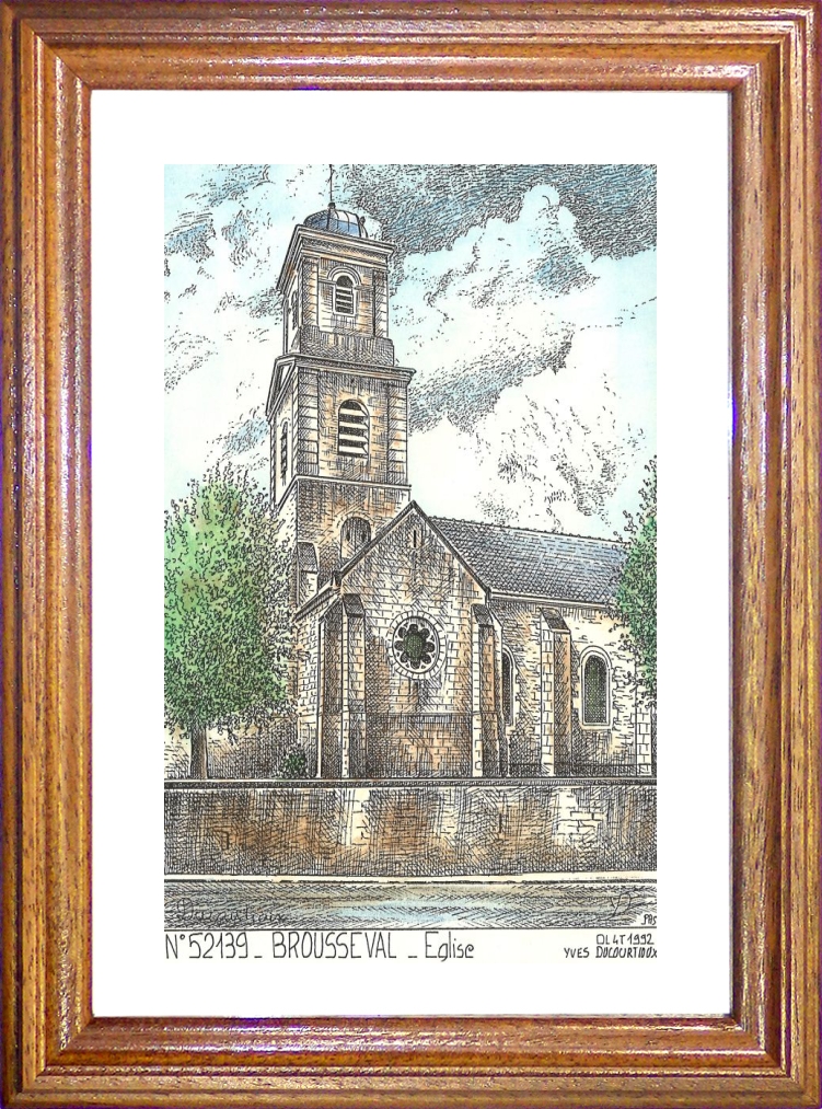 N 52139 - BROUSSEVAL - glise