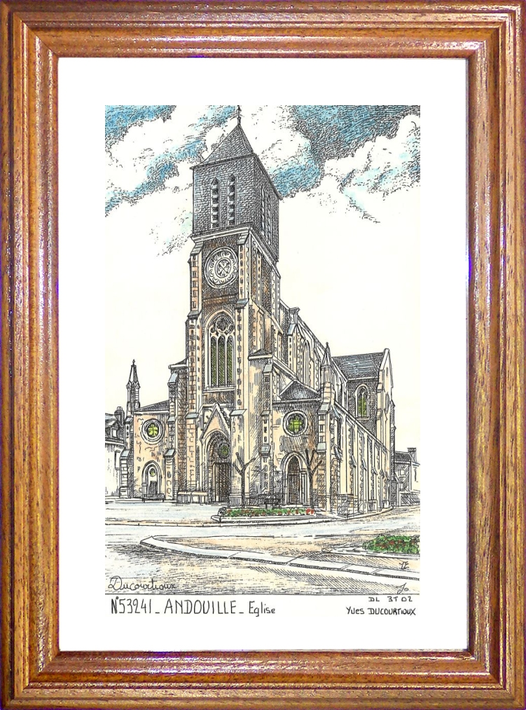 N 53241 - ANDOUILLE - glise