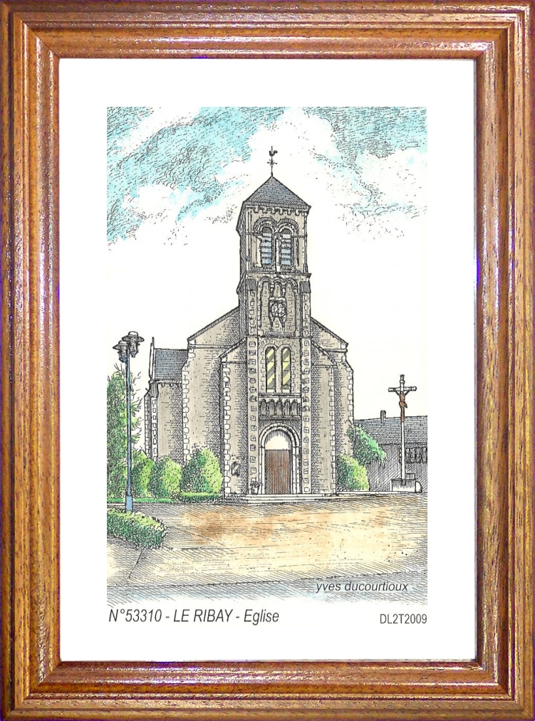 N 53310 - LE RIBAY - église