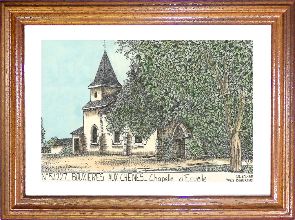 N 54227 - BOUXIERES AUX CHENES - chapelle d cuelle