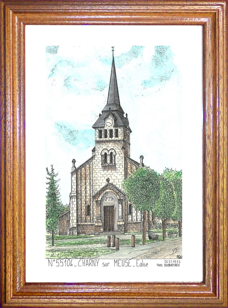 N 55104 - CHARNY SUR MEUSE - glise