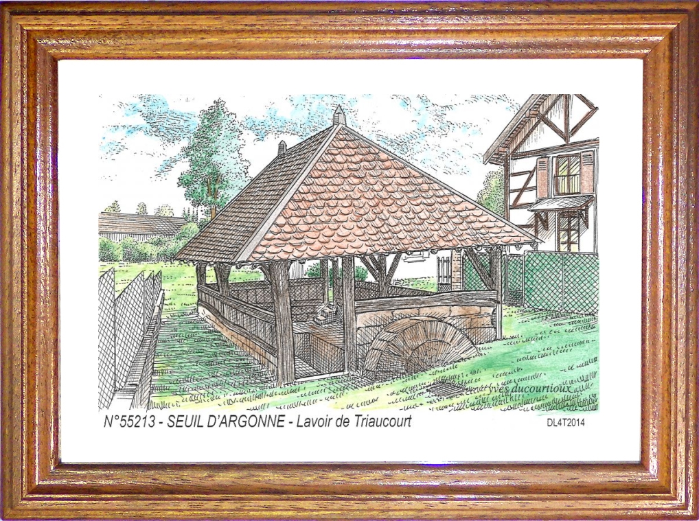 N 55213 - SEUIL D ARGONNE - lavoir de triaucourt