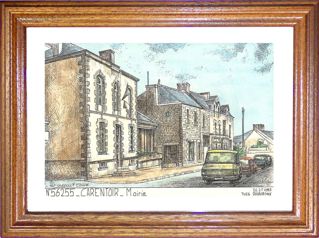 N 56255 - CARENTOIR - mairie