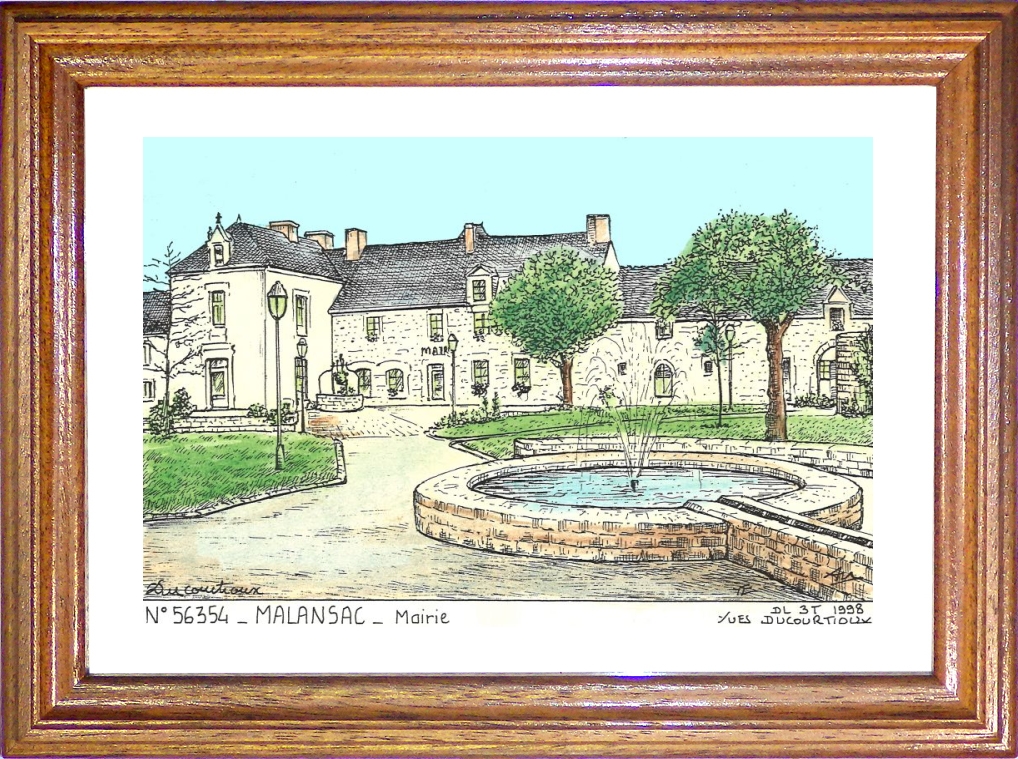 N 56354 - MALANSAC - mairie