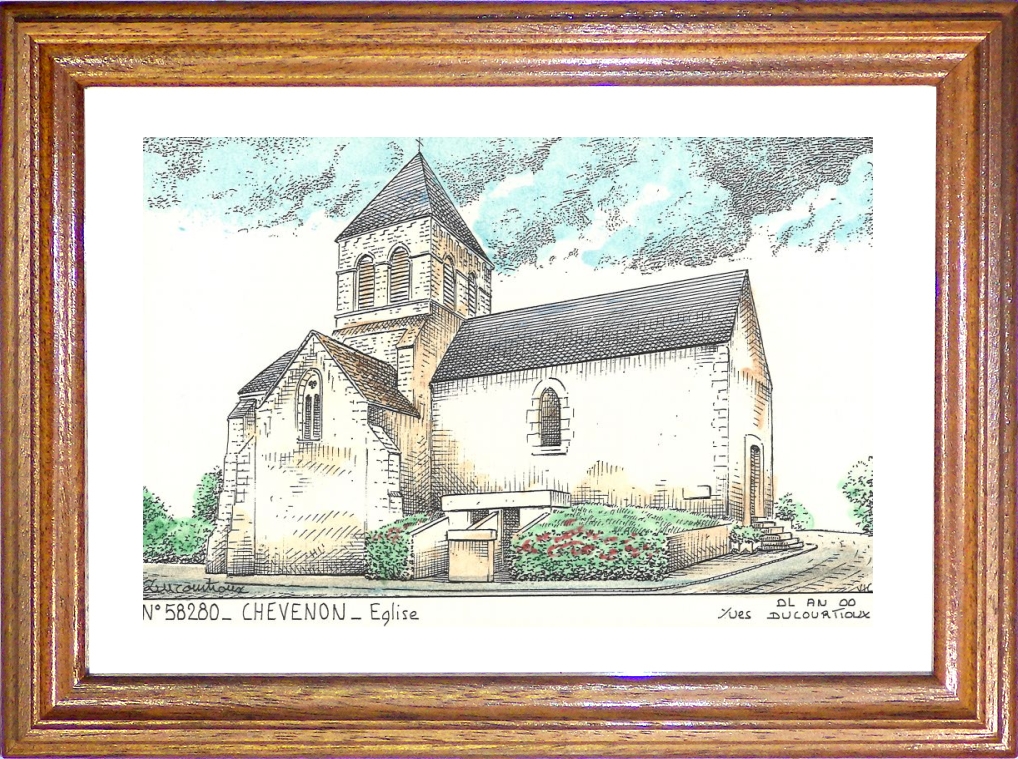 N 58280 - CHEVENON - glise