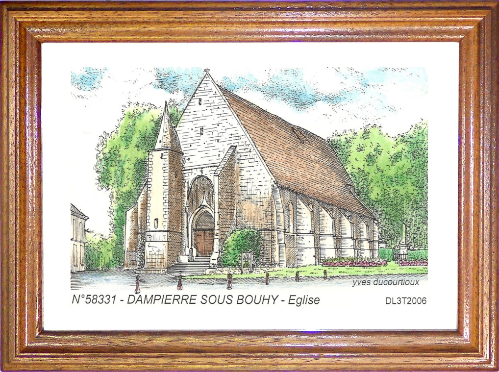 N 58331 - DAMPIERRE SOUS BOUHY - glise