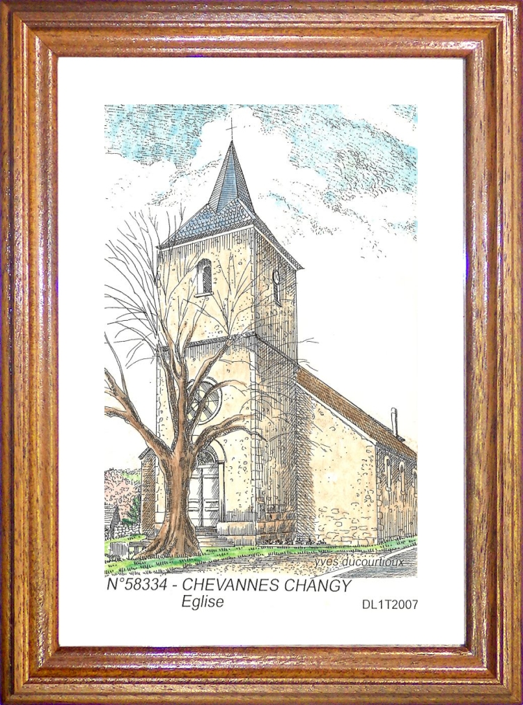 N 58334 - CHEVANNES CHANGY - glise