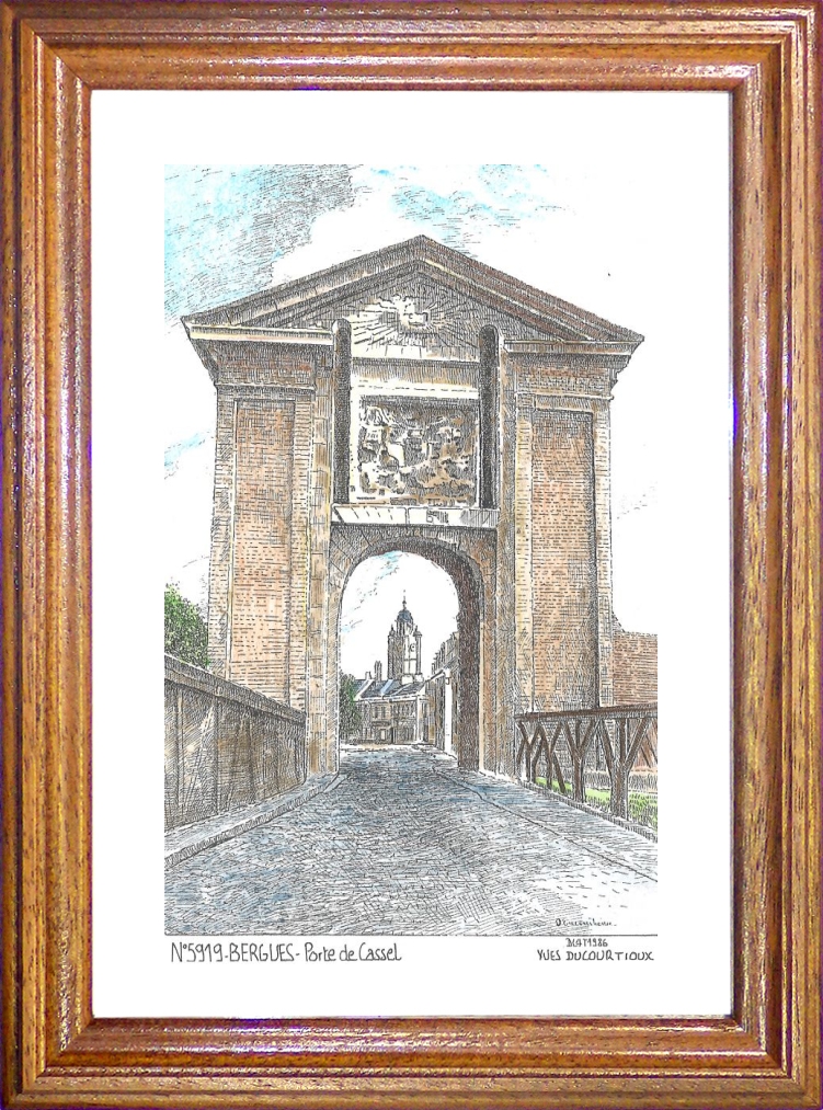 N 59019 - BERGUES - porte de cassel