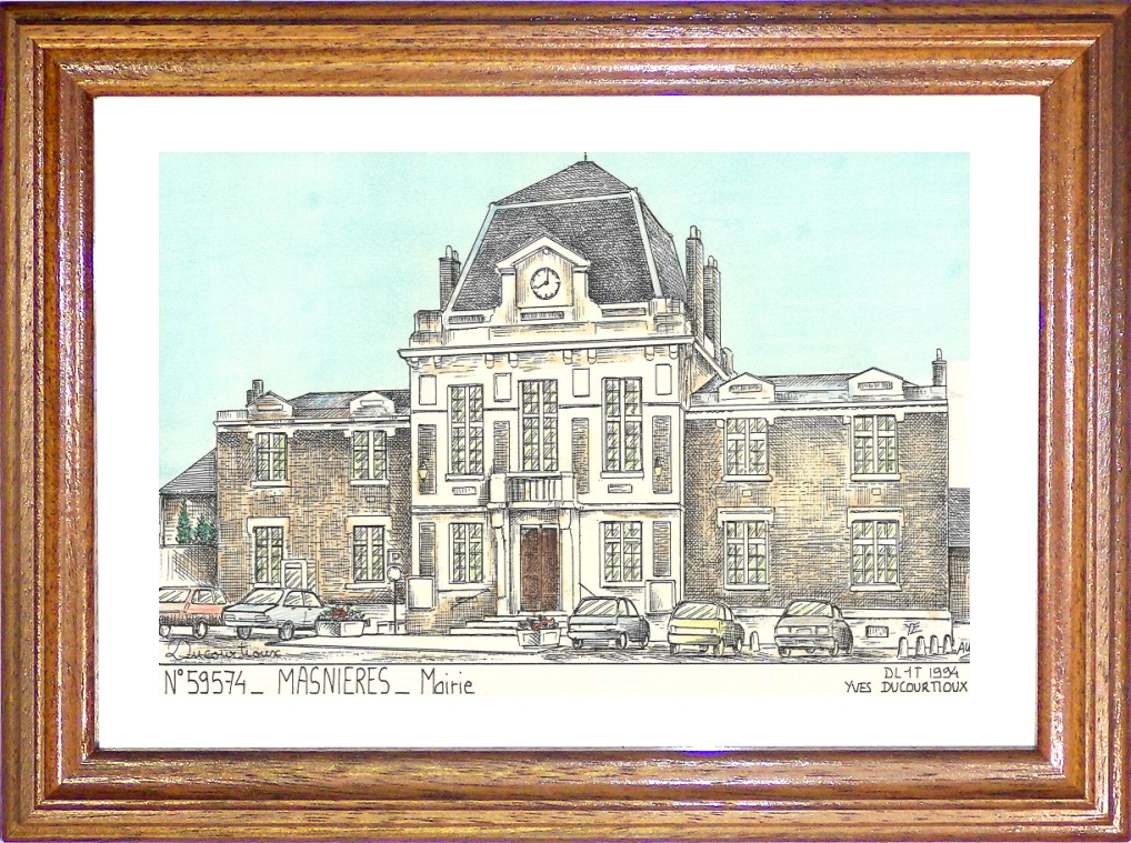 N 59574 - MASNIERES - mairie