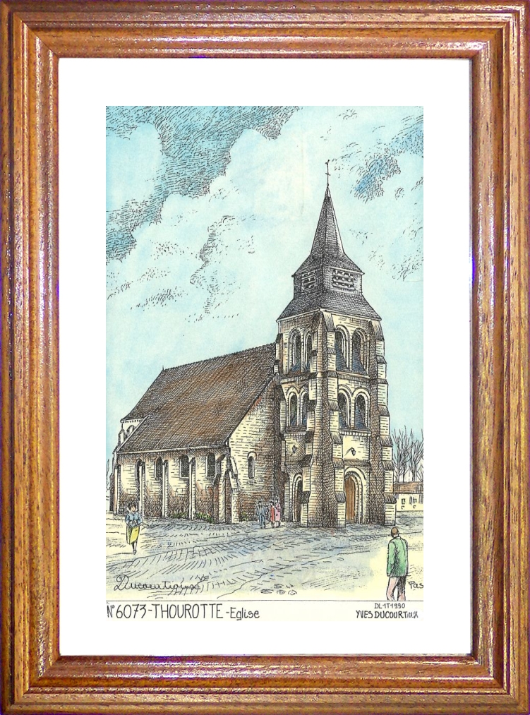 N 60073 - THOUROTTE - glise