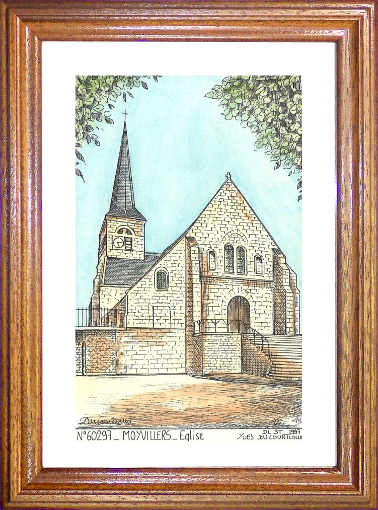 N 60297 - MOYVILLERS - glise