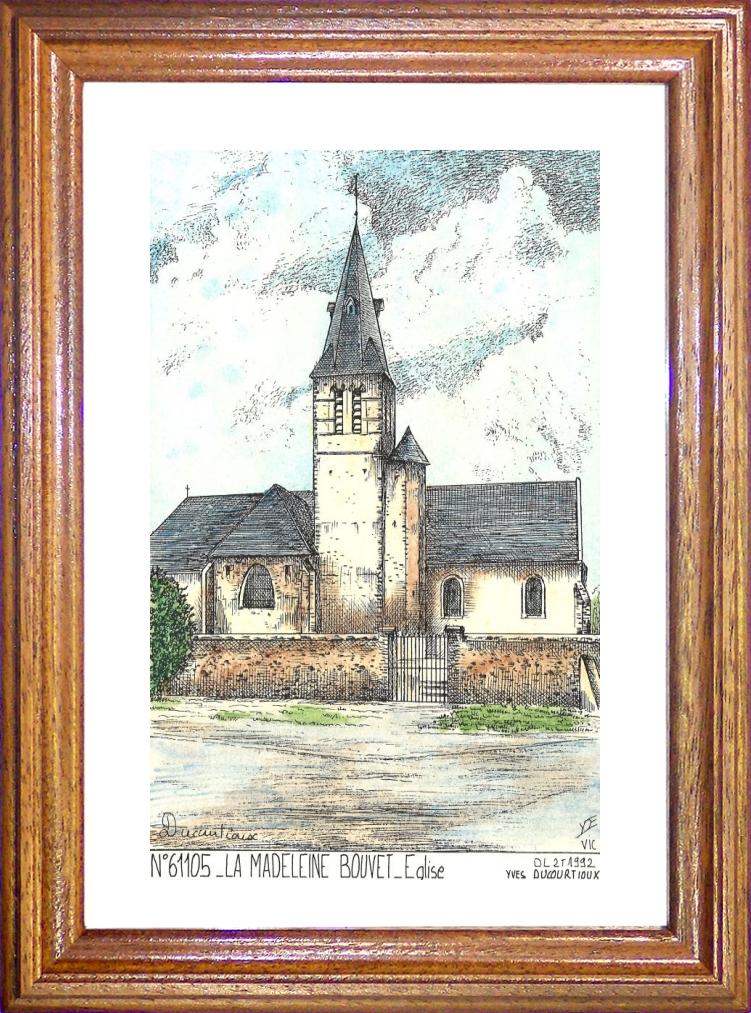 N 61105 - LA MADELEINE BOUVET - église