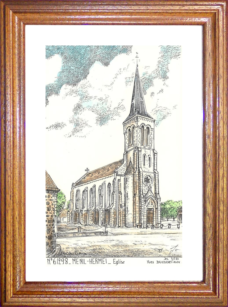 N 61298 - MENIL HERMEI - glise