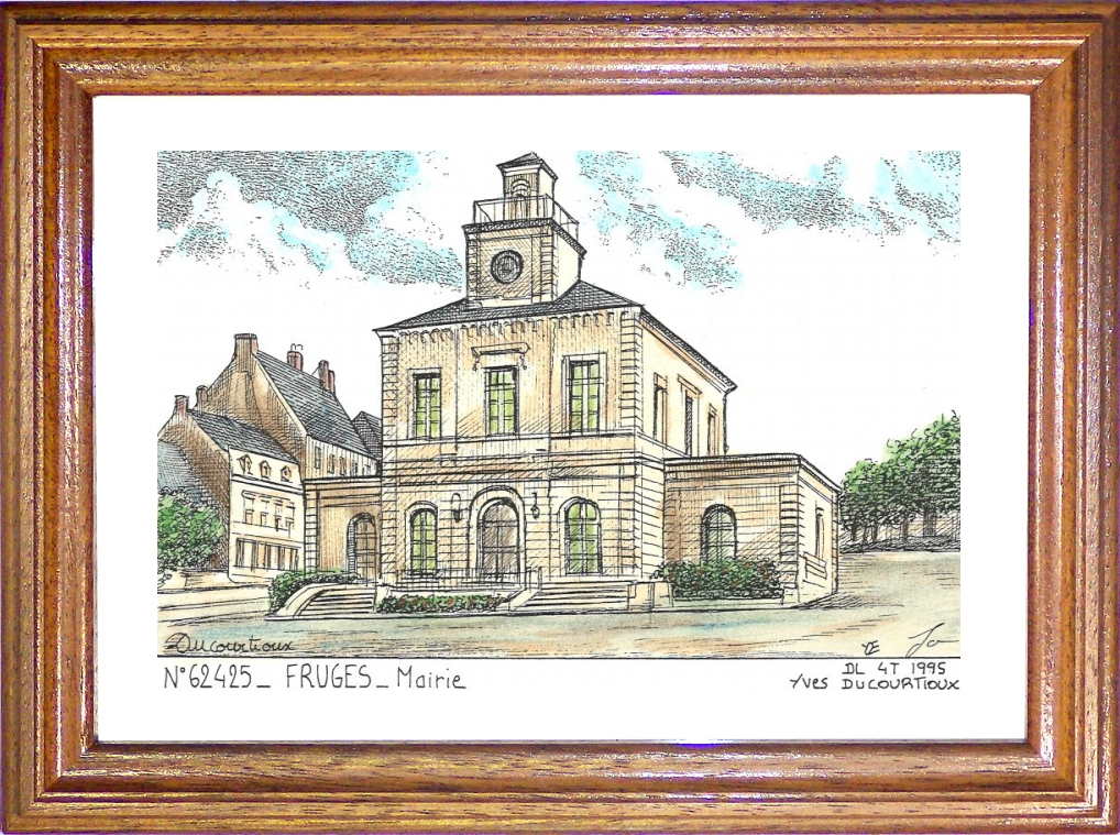 N 62425 - FRUGES - mairie