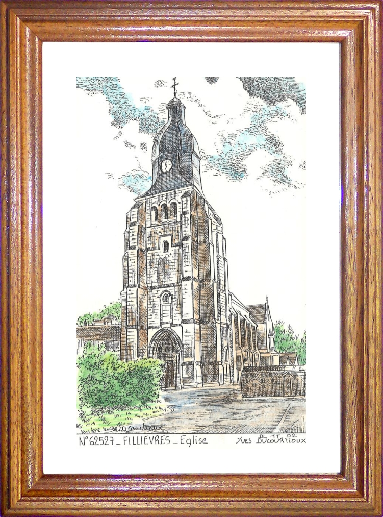 N 62527 - FILLIEVRES - glise